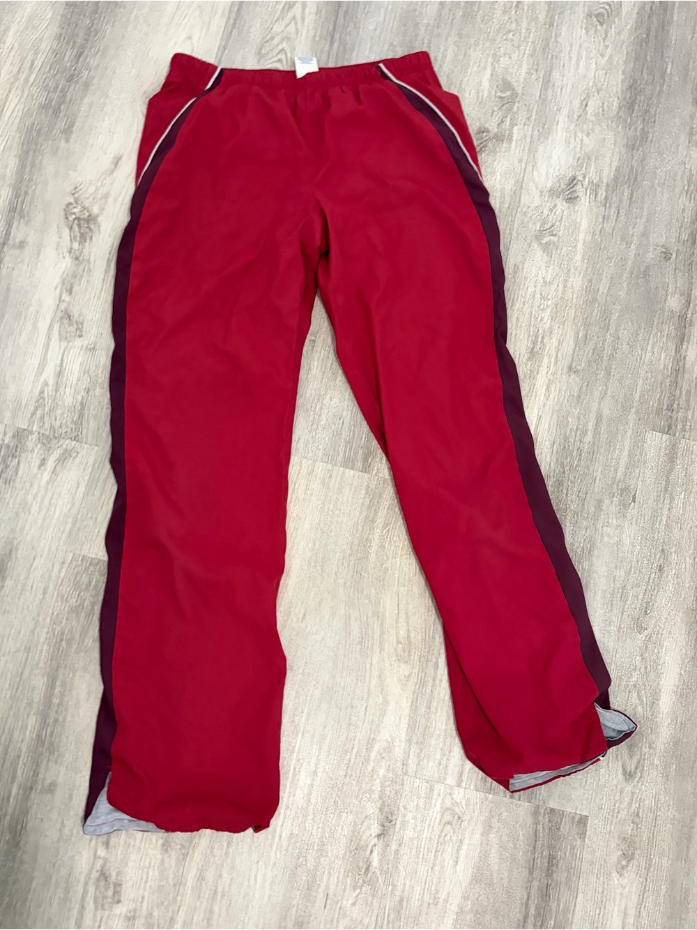 Vintage Y2K 90s Old Navy Track Pants  Low Rise Womens S Red Streetwear